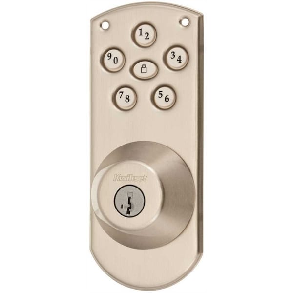 Kwikset Powerbolt2 Satin Nickel Single Cylinder Electronic Deadbolt